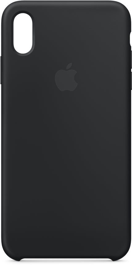 iPhone XS Max szilikon tok fekete