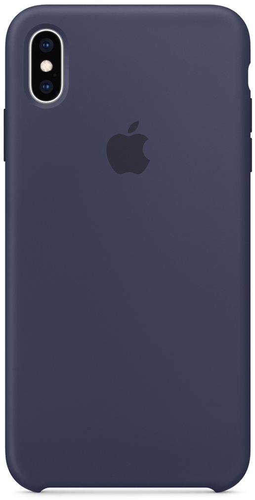 iPhone XS Max szilikon tok éjkék