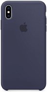 iPhone XS Max Silikónový kryt polnočne modrý - Kryt na mobil