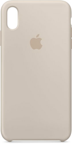 iPhone XS Max Silicone Cover Stone Grey - Phone Cover - Main image