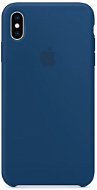 iPhone XS Max Silikónový kryt podvečerne modrý - Kryt na mobil
