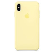 iPhone XS Max Silikónový kryt jemne žltý - Kryt na mobil