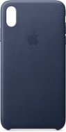 iPhone XS Max Leather Cover Midnight Blue - Phone Cover