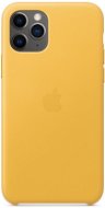 Apple iPhone 11 Pro Lederhülle Warmes Gelb - Handyhülle