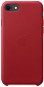Apple iPhone SE 2020/ 2022 Leather Case, Red - Phone Cover