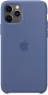 Apple iPhone 11 Pro Silikon Case Leinenblau - Handyhülle