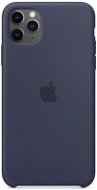 Apple iPhone 11 Pro Max Silikónový kryt polnočne modrý - Kryt na mobil