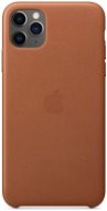 Apple iPhone 11 Pro Max Leather Cover, Saddle Brown - Phone Cover