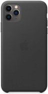 Apple iPhone 11 Pro Max Leather Cover, Black - Phone Cover