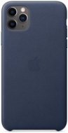Apple iPhone 11 Pro Max Leather Cover Midnight Blue - Phone Cover