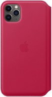iPhone 11 Pro Max Leather Folio Case - Raspberry - Phone Cover