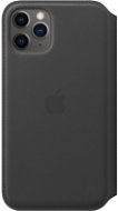 Apple iPhone 11 Pro Kožené puzdro Folio čierne - Puzdro na mobil