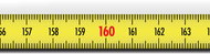Richter Steel tape measure yellow with zero left 3 m - Metre