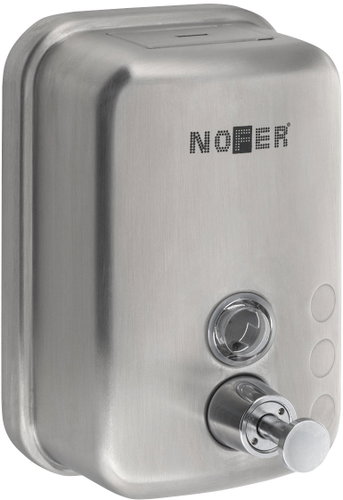 Nofer Soap Dispenser, 600ml, silver 03001.06. s - Soap Dispenser - Main image