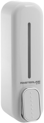 Aqualine Soap Dispenser, 350ml, White 04590 - Soap Dispenser - Main image
