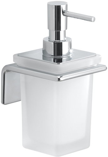 Gedy Il Giglio Soap Dispenser, 180ml, Silver A98113 - Soap Dispenser - Main image
