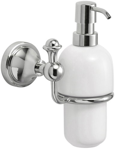 Gedy Nevis Soap Dispenser, 300ml, Silver Nv8013 - Soap Dispenser - Main image