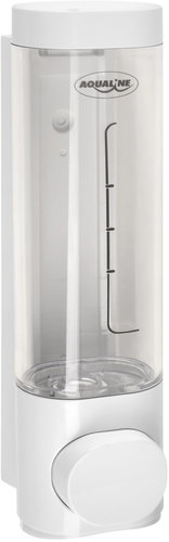 Aqualine Olmo Soap Dispenser, 250ml, White 1318-44 - Soap Dispenser - Main image