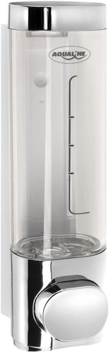 Aqualine Olmo Soap Dispenser, 250ml, Silver 1318-43 - Soap Dispenser - Main image