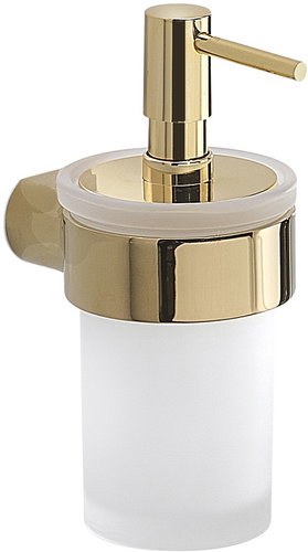Gedy Pirenei Soap Dispenser, 110ml, Gold Pi8187 - Soap Dispenser - Main image