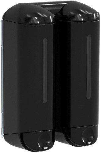 Marplast Shower Medium Dávkovač mýdla, 250 ml, černý A94803 - Soap Dispenser - Main image