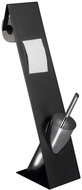 Ridder SYDNEY toilet paper and toilet brush holder, black/chrome - Free Standing Toilet Roll Holder
