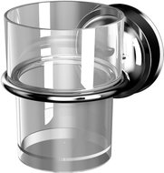 Ridder Vacuum holder with cup, chrome - Toothbrush Holder