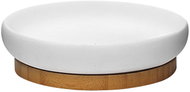 Ridder Fancy Mýdlenka, bambus/keramika, bílá 2126301 - Soap Dish