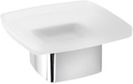 Gedy Lounge Mýdlenka, kov/sklo, stříbrná 545113 - Soap Dish