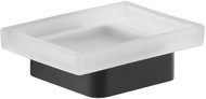 Gedy Samoa Mýdlenka, kov sklo, černá a81114 - Soap Dish