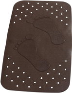 Ridder Platfus Anti-slip bath mat 38 × 72 cm, brown - Bath Mat