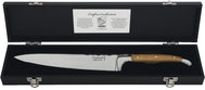 Lou Laguiole Luxury Line Kuchařský nůž, rukojeť z olivového dřeva, délka: 80 mm - Kitchen Knife
