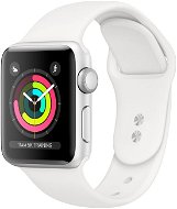 Refurbished Apple Watch Series 4 40mm Silver Aluminium with White Sports Strap - Smart Watch