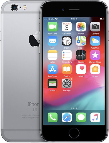 Refurbished iPhone 6s 16GB, Space Grey - Mobile Phone - Main image