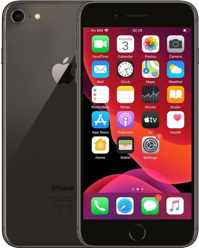Refurbished iPhone 8 64GB, Space Grey - Mobile Phone - Main image