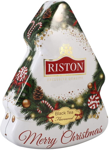 RISTON Merry Christmas White Tin 85g - Tea - Main image