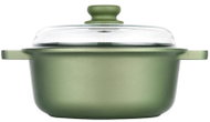 Risoli Zelený nepřilnavý hrnec 24 cm 3,5 l, se skleněnou poklicí Dr Green, na indukci - Pot