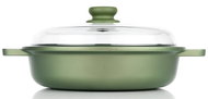 Risoli Zelený nepřilnavý kastrol 28 cm 2 l, se skleněnou poklicí Dr Green - Pot