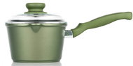 Risoli Zelený nepřilnavý rendlík 16 cm 1,5 l, se skleněnou poklicí Dr Green - Pot