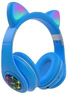 Oxe Bluetooth detské slúchadlá s uškami modrá - Bezdrôtové slúchadlá