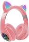Oxe Bluetooth dětská sluchátka s ouškama růžová - Wireless Headphones