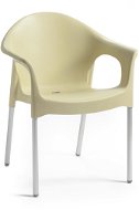 ROJAPLAST Židle zahradní LISA, béžová - Zahradní židle