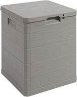 TOOMAX Zahradní úložný box WOODYS, objem 90 l, šedý - Zahradní úložný box