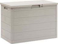 TOOMAX Zahradní úložný box WOODYS, objem 160 l, šedý - Zahradní úložný box