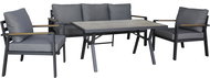 ROJAPLAST Garden furniture set SIBIU, aluminium - Garden Furniture