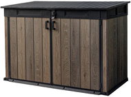 KETER Garden cabinet SIGNATURE, 2020 l, walnut - Garden Storage Cabinet