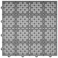 ROJAPLAST WPC tiles ATENA, grey, 11 pcs - WPC Tiles