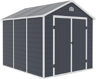ROJAPLAST Domek zahradní AVE H, šedý 280 x 242 x 239 cm - Zahradní domek