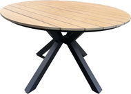 ROJAPLAST Zahradní stůl, hliníkový, kulatý GIVERNY, průměr 120 cm - Zahradní stůl