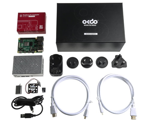 OKDO Raspberry Pi 4 Model B Starter Kit - 4GB RAM - Mini počítač - Hlavní obrázek